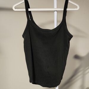 Charcoal Tank Top Women XL Basic Casual Sleeveless Everyday Layer